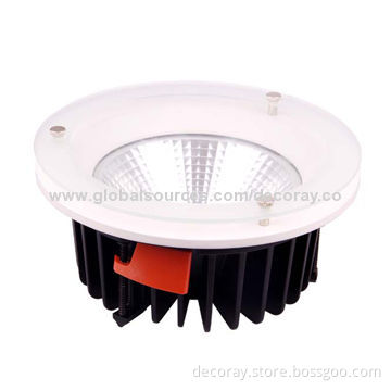 3000/4000/6000k aluminum 100-240V 3200lm 40w high power round LED downlight with good appearance